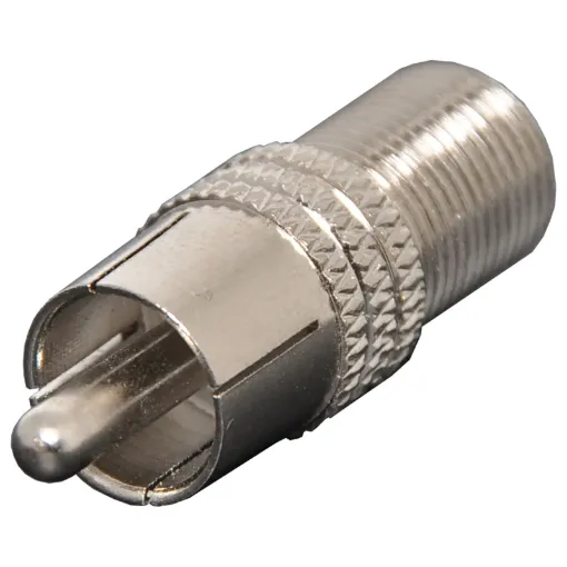 RCA Male to F Connector Female Adapter