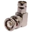 Male to female BNC, 90deg. Right angle adaptor