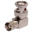 Male to female BNC, 90deg. Right angle adaptor