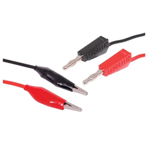 Economical replacement test leads. Banana to Croc Clip.