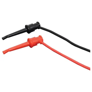 Economical replacement test leads. Quality banana to various ends to suit most multimeters and test equipment. 
Banana to IC Test Clip