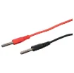 Economical replacement test leads. Quality banana to various ends to suit most multimeters and test equipment. 
Banana to IC Test Clip