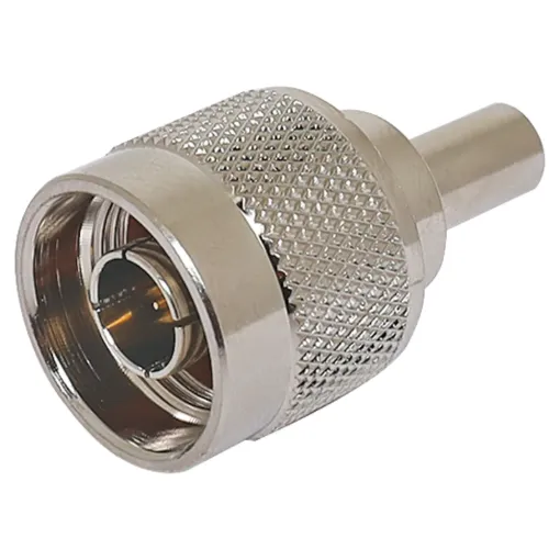 Crimp Plug to suit RG58 coax.
As used in RF 2-way radio communications equipment.