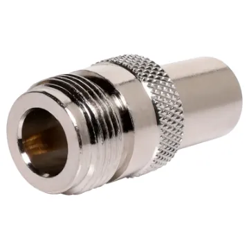 Crimp on female line plug to suit RG213 coax. As used in RF 2-way radio communications equipment.