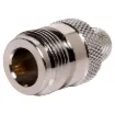 Crimp on female line plug to suit RG213 coax. As used in RF 2-way radio communications equipment.