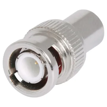 Crimp type plug to suit RG6 quad shield