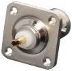 Chassis mount. Suits RG58 coax. 4 x 2mm Tapped holes, Chassis hole 12mm  dia..