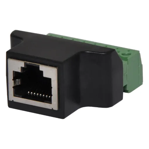 RJ45 Socket to Screw Terminals