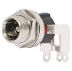 Metal Socket 2.1mm PCB mount right angle