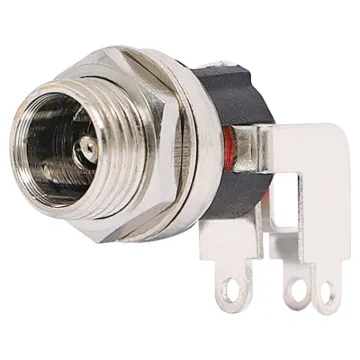 Metal Socket 2.1mm PCB mount right angle