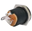 Mounting hole 13mm Diameter. 3A 12VDC Max.