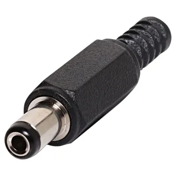 2.5mm Female Line Strain Relief DC Power Plug (9.5mm)
 Solder tab connection.