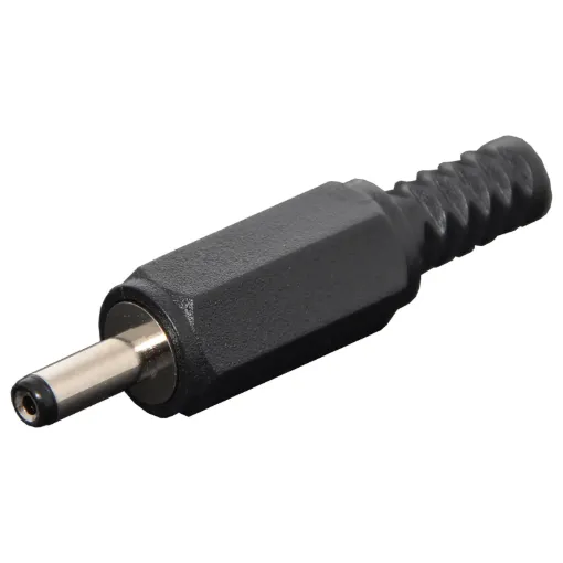 1.1mm Female Line Strain Relief DC Power Plug (9.5mm).
 Solder tab connection.
