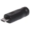DC power adaptor. 2.1mm socket  to micro USB type A  plug.