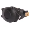 As used in many 4WD, RV and caravans. Ideal connector for DC power in vehicles. Rated at 8A (contacts rated to 16A).  Fitted with 6.4mm spade connectors.