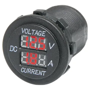 Measures 6-30V DC @ 10A max with internal shunt. Designed to fit P&#82000680 or P 0681, but can also be used standalone. 28mm mounting hole. 19mm thread length (max material thickness).