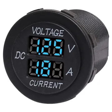 Measures 6-30V DC @ 10A max with internal shunt. 29mm mounting hole. 19mm thread length.