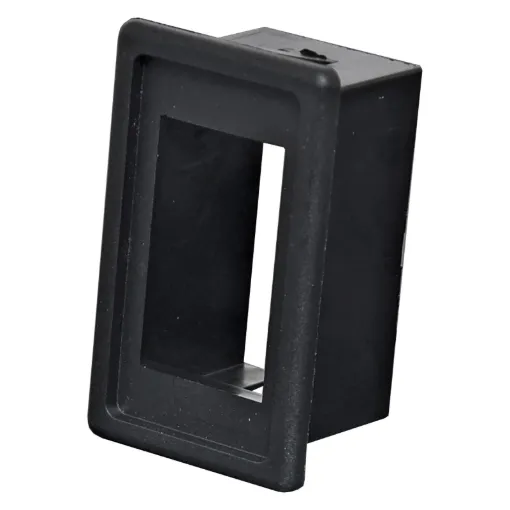 Compatible with P 0690, P 0694 USB chargers and S 1020 marine rocker switch. Each modular section dove-tails together for as many as desired.