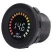 Voltmeter with capacity graph suitable for 12V or 24V battery systems. Designed to fit P0679-81, but can also be used standalone. 29mm mounting hole. 52 mm thread length. 5-30V input.