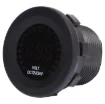 Voltmeter with capacity graph suitable for 12V or 24V battery systems. Designed to fit P0679-81, but can also be used standalone. 29mm mounting hole. 52 mm thread length. 5-30V input.