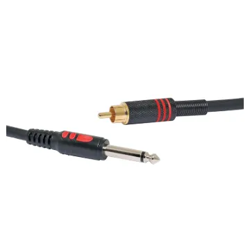 6.35mm Male / RCA Male 1m