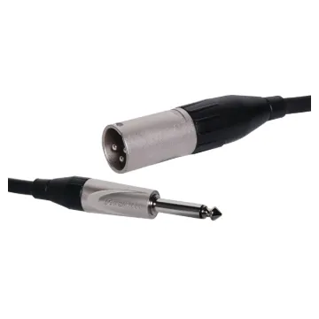 XLR Male. / 6.35mm 6m. Balanced TRS connection
Amphenol Connectors.