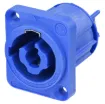 Extra heavy duty Neutrik Powercon connector as used in commercial lighting and audio applications. NAC3MPXXA. SAA approved.