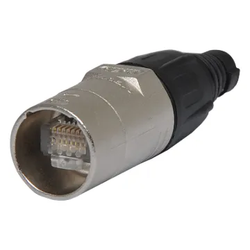 P 0832 is a line plug housing only. RJ45 Modular plug must be purchase separately.