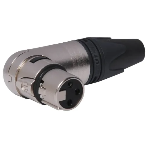 Cable entry angle can be varied 180. Strain relief secures cable from 3 to 6mm. Once connected body extends only 30mm.