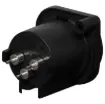 Straight pin PCB mount XLR connectors. These have the same mounting depth as our P 0221 and P 0222 PCB mount RCA sockets, making these ideal for  audio input boards.