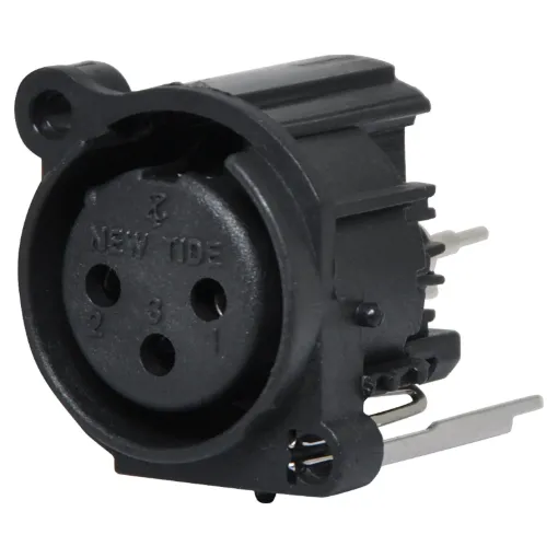 Ideal for use in mixers or amplifiers where panel space is limited.