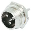 Male Chassis Socket 3 Pin