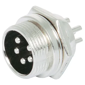 Male Chassis Socket 5 Pin