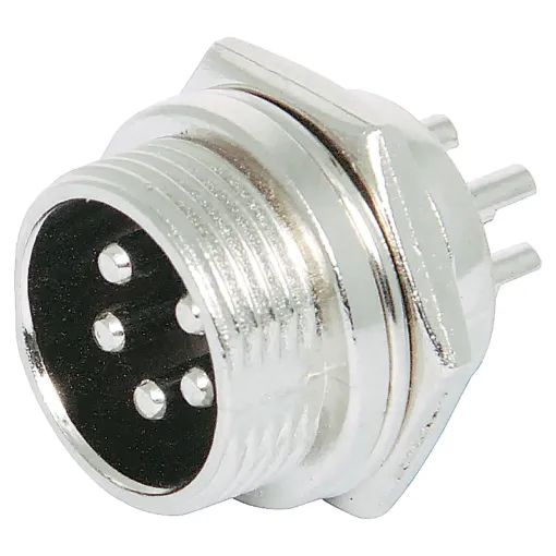 Male Chassis Socket 5 Pin