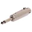 3 Pin XLR Female to 6.35mm Mono Plug Adaptor.