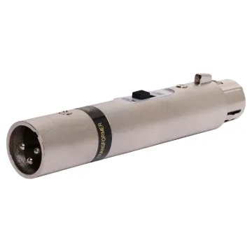 Includes transformer for switching between 50kohm high impedance and 600ohm low impedance.