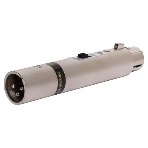 Includes transformer for switching between 50kohm high impedance and 600ohm low impedance.