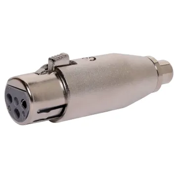 3 Pin XLR Female to RCA Socket.