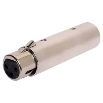 3 Pin XLR Male to 5 Pin XLR female
Suitable for DMX lighting systems.