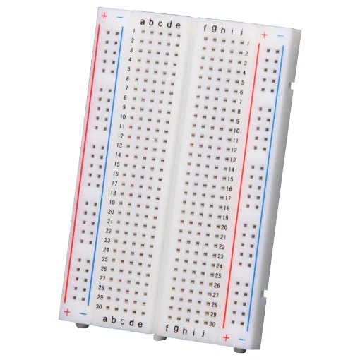 Standard 0.1 inch spacings. Accepts all ICs, transistors, diodes, leds and passives. Uses solid hook up wire for interconnections. Boards are keyed to enable easy expansion.