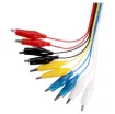 Handy test leads. Pack of 10.  Contains: two of each yellow, red, white, black and blue