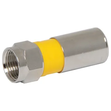 Used in digital television & pay TV applications. See tools section for the T 1562 crimping tool to suit. Cable entry size 5mm to suit RG6 coaxial cable.