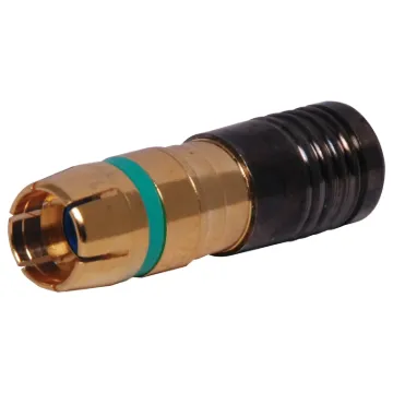 Used in high end video & RF signal leads such as RGB, component, digital television & pay TV applications. See tools section for the T 1562 crimping tool to suit. Cable entry size 5mm to suit RG59 coaxial cable.