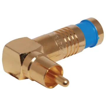 Suits RG59 coaxial cable. Right angle design is perfect for tight spaces. Cable entry 7.1mm.