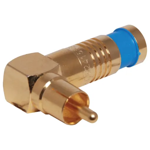 Suits RG59 coaxial cable. Right angle design is perfect for tight spaces. Cable entry 7.1mm.