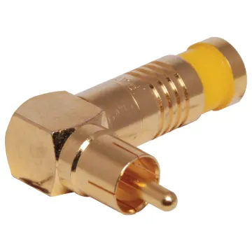 Suits RG59 coaxial cable. Right angle design is perfect for tight spaces. Cable entry 7.1mm.