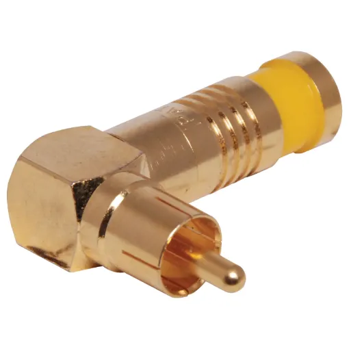 Suits RG59 coaxial cable. Right angle design is perfect for tight spaces. Cable entry 7.1mm.