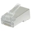 Unique through hole (open-pass) design for quick, easy termination 
Cat6 8P8C male connector suits solid core cable