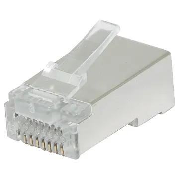 Unique through hole (open-pass) design for quick, easy termination 
Cat6 8P8C male connector suits solid core cable