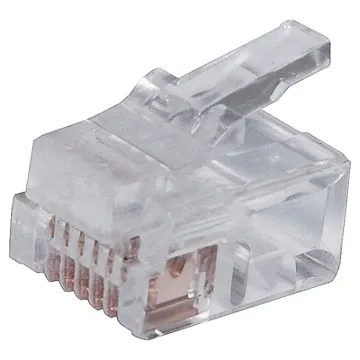 Suits stranded conductors. Cat 5 rated. 6P6C RJ12.